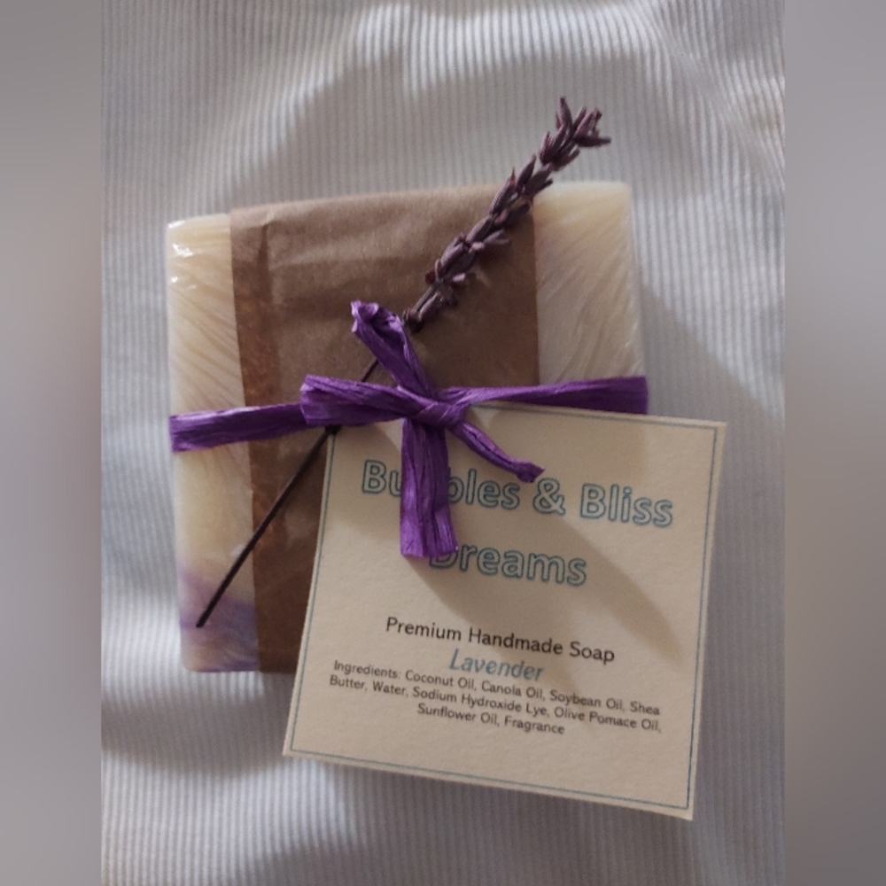 1 Lavender Handmade Soap Bars